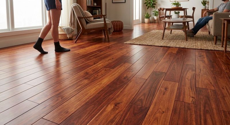 Cherry Floor Installation in Sewickley, PA
