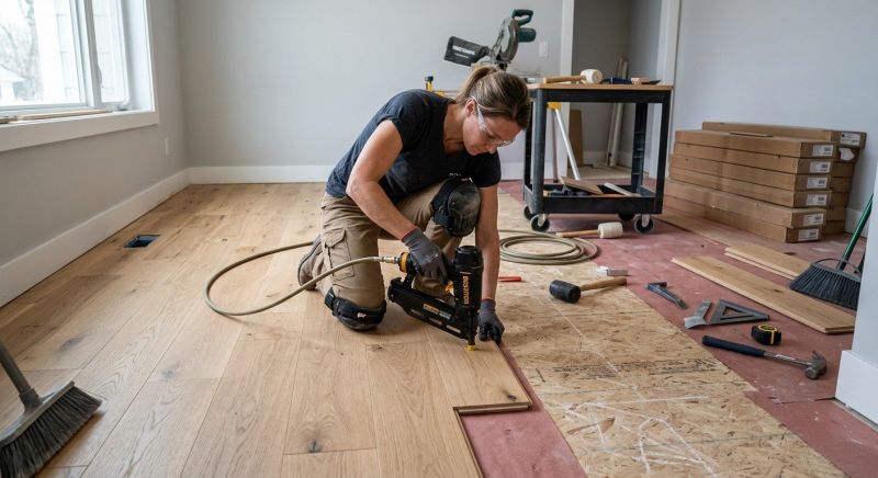 Hardwood Floor Installation in Harmony, PA