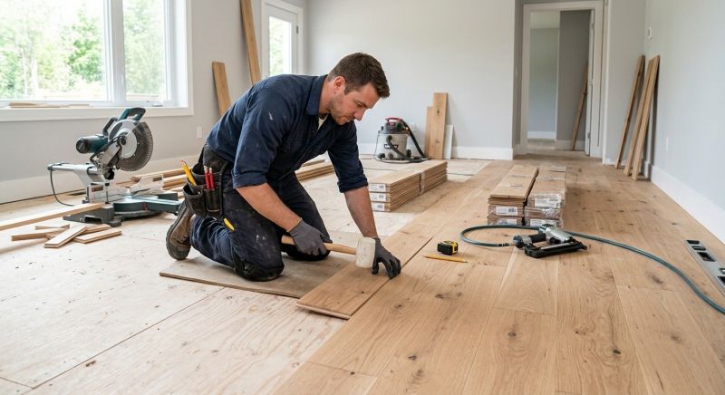 Hardwood Floor Installation in Harrison City, PA
