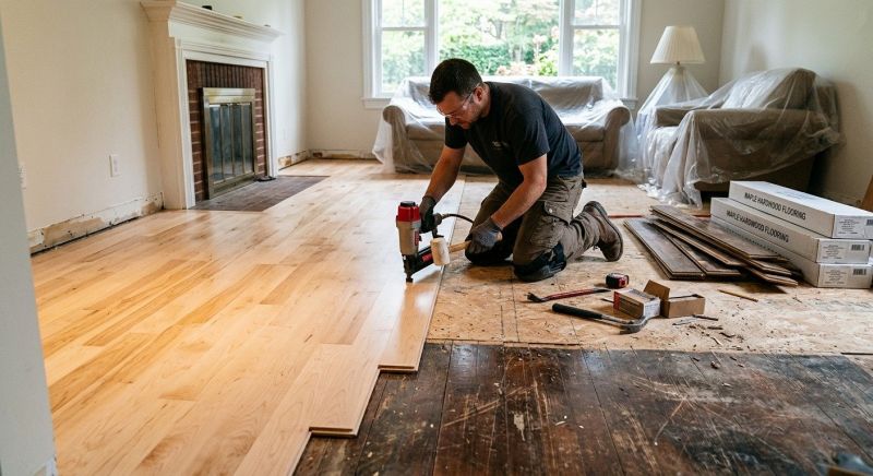 Maple Flooring Installation in Trafford, PA