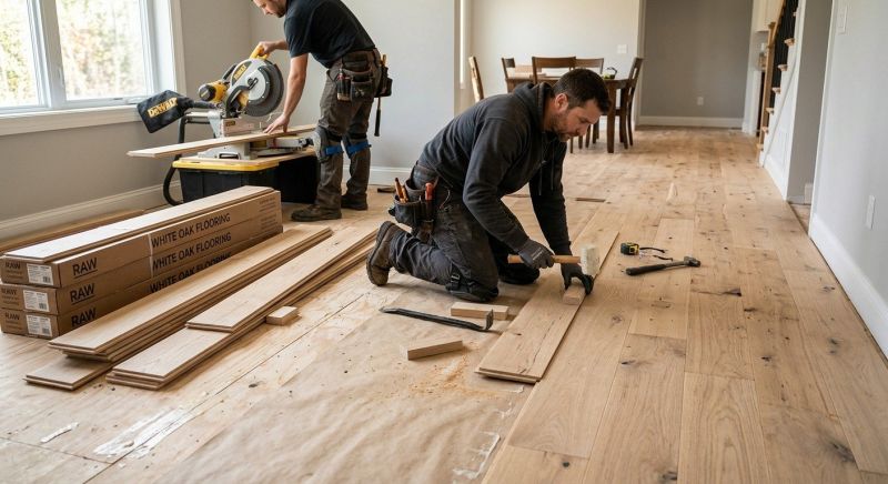 Oak Floor Installation in Beaver Falls, PA