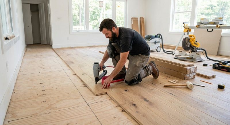 Oak Floor Installation in Carnegie, PA