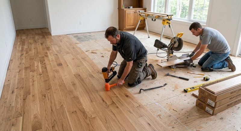Oak Floor Installation in Glenshaw, PA