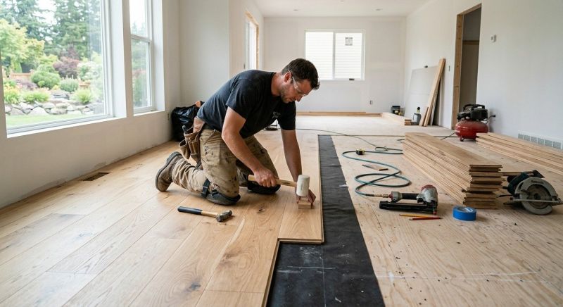 Oak Floor Installation in Hookstown, PA