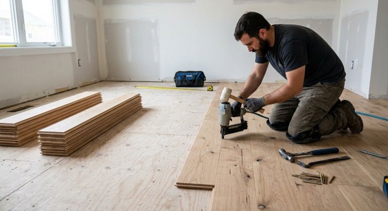 Oak Floor Installation in Hookstown, PA