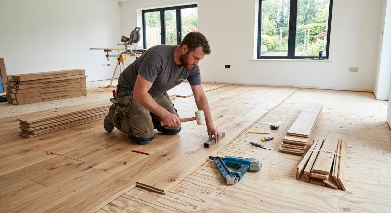 Oak Floor Installation in Mars, PA