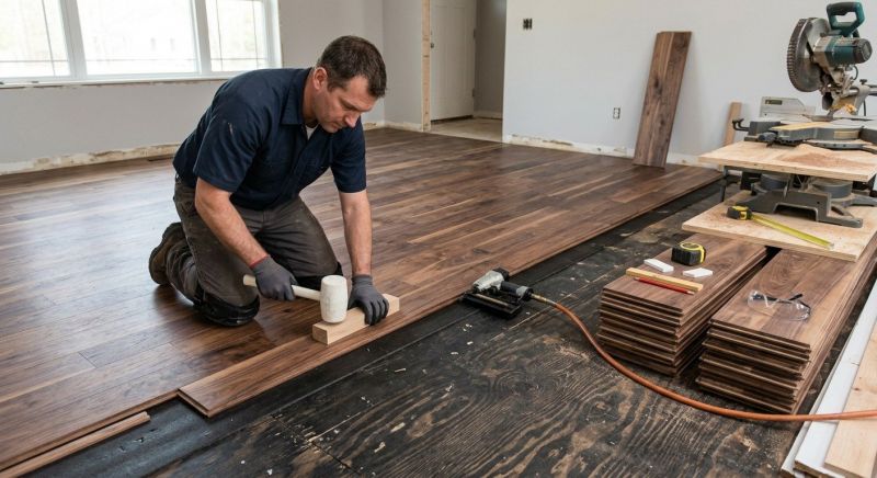 Walnut Flooring Installation in Pittsburgh, PA