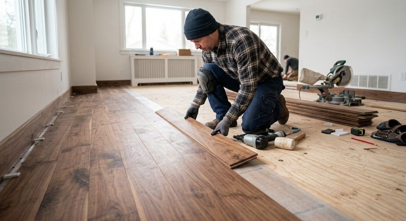 Walnut Flooring Installation in Pittsburgh, PA