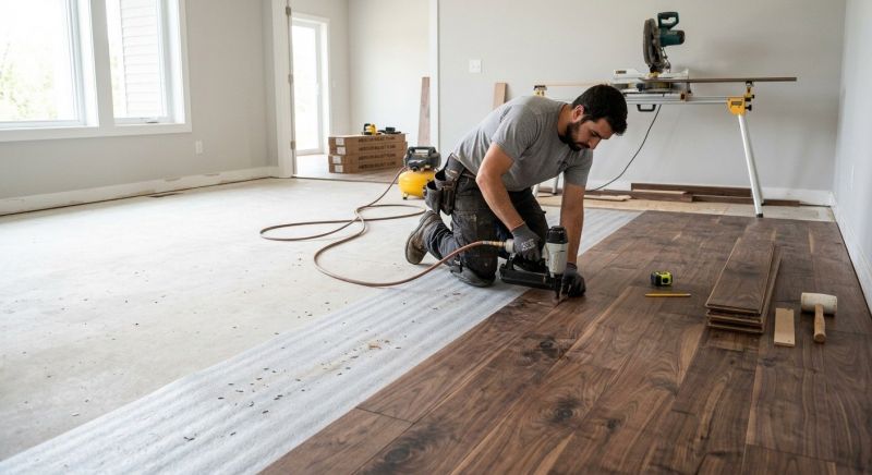 Walnut Flooring Installation in Pittsburgh, PA