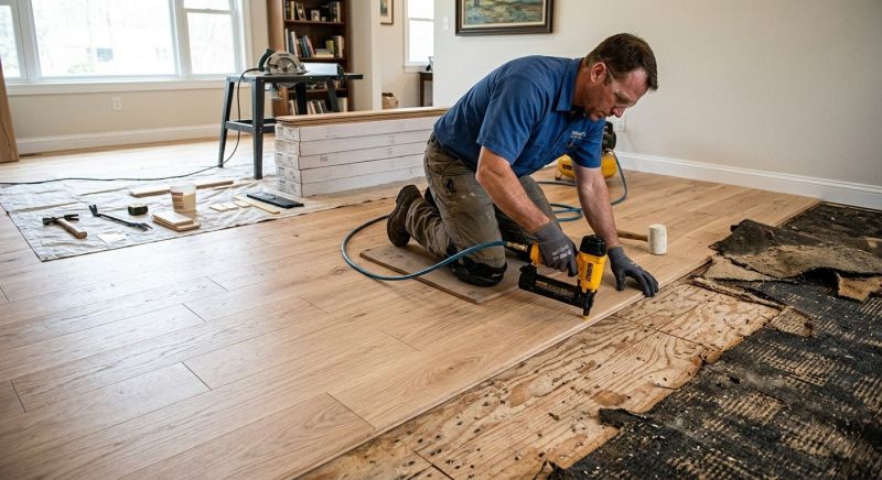 Wood Floor Replacement in Ambridge, PA