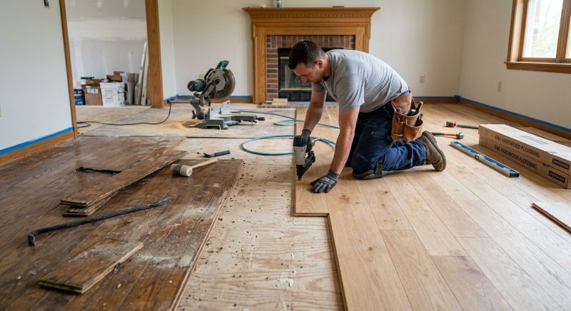Wood Floor Replacement in Wilmerding, PA